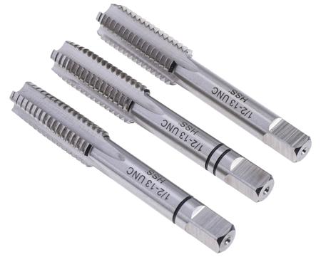 668-1116 RS Pro HSS 1/2-13 Straight Flute Thread Tap, 80 mm Length