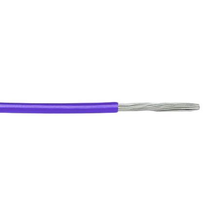 3050 VI001 Alpha Wire Hook-up Wire PVC Series Purple 0.25 mm² Hook Up Wire, 24 AWG, 7/0.20 mm, 305m, PVC Insulation,