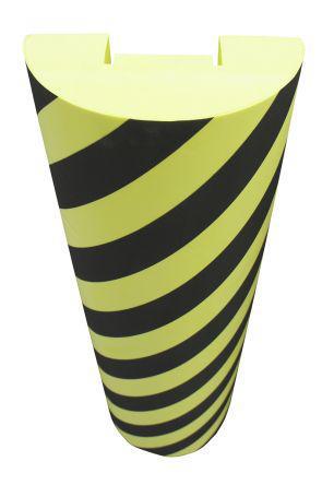840-0625 RS Pro Black, Yellow Post Protector, 1m by 300mm