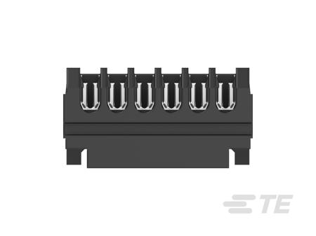 2355088-6 MICRO CT Series Straight Cable Mount, IDC PCB Socket, 6-Contact, 1-Row, 1.2mm Pitch, IDC Termination