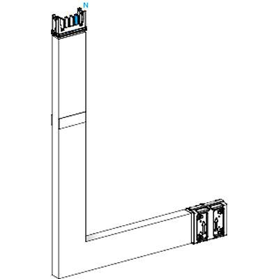 KSA400DLE43F Schneider Electric Flexible Elbow Busbar Trunking, 1.2m, 400A, Canalis Series