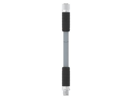 T41625B9L25-005 TE Connectivity M12 L-Code Straight Female M12 to Straight Male M12 Sensor Actuator Cable, Nylon, 5m