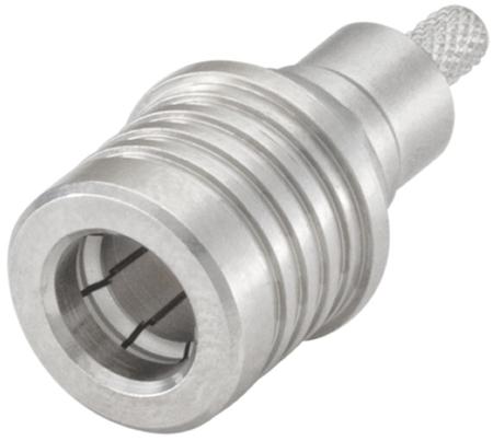 28S107-302N5 Rosenberger, Plug Cable Mount QMA Connector, 50Ω, Crimp, Solder Termination, Straight Body