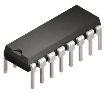 ISQ203 Isocom  DC Input Transistor Output Quad Optocoupler, Through Hole, 16-Pin PDIP