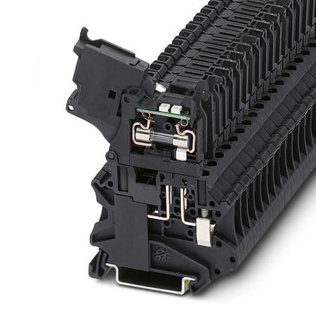 3036826 Phoenix Contact   UT 4 - HESILED Series Black, 4mm², Single-Level