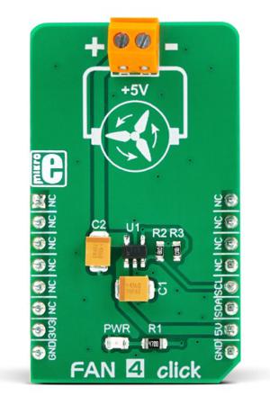MIKROE-3200 MikroElektronika Fan 4 Click for LTC1695