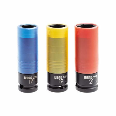 U02701122 Usag 22mm Hexagon, Hexagon, 22mm, 85 mm Overall Length