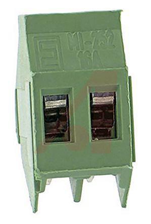 MI-256-45- Altech MI PCB Terminal Block, Screw Cage Terminals Through Hole, Polyamide, 450 V Right Angle Male Unshrouded