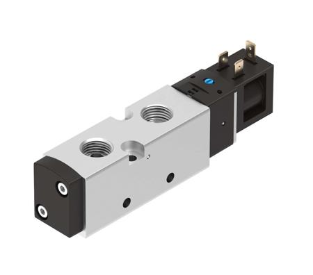VUVS-LK30-M52-AD-G38-1B2-S Festo VUVS G 3/8 5/2 Monostable Solenoid Pneumatic Solenoid/Pilot-Operated Control Valve, 1600L/min