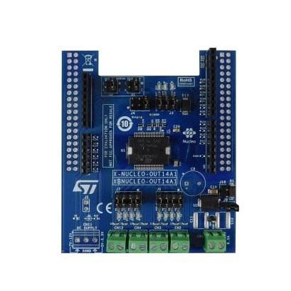 X-NUCLEO-OUT14A1 STMicroelectronics Industrial Digital Output Expansion Board for STM32 Nucleo for NUCLEO-F401RE board, Arduino UNO R3