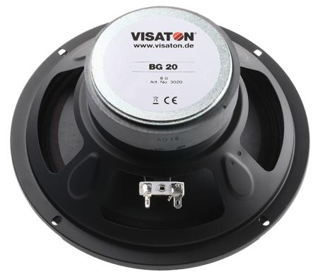 BG-20-8-OHM Visaton Speaker Driver, 40W nom, 70W max, 8Ω