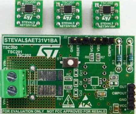 STEVAL-AETKT3V1 STMicroelectronics , Evaluation Kit For High Voltage Current Sense Amplifier With Comparator Current