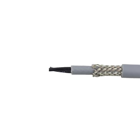 470077CY GE321 Alpha Wire Pro-Met Control Cable, 7 Cores 0.75 mm², 50 m, Screened, Grey Polyvinyl Chloride Sheath