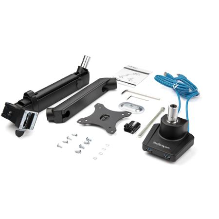 ARMSLIM2USB3 StarTech.com Monitor Arm, Max 34in Monitor, 1 Supported Display(s) With Extension Arm