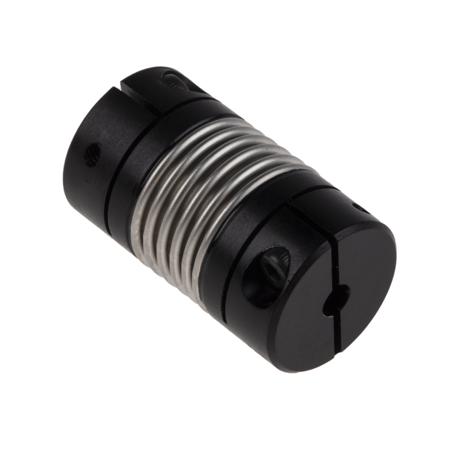 MBC15-3-3-A Ruland Bellows Coupling, 15mm Outside Diameter, 3mm Bore, 27.2mm Length Coupler