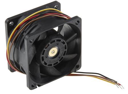 9GV0648P1H031 Sanyo Denki Axial Fan, 60 x 60 x 38mm, 129m³/h, 24W, 48 V dc (San Ace 9GV Series)