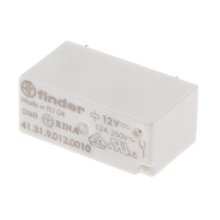 41.31.9.012.0010 Finder PCB Mount Power Relay, 12V dc Coil, 12A Switching Current, SPDT