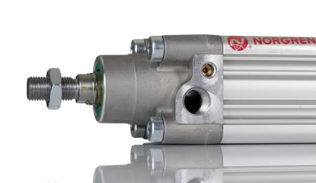 PRA-802040-M-250 Norgren Pneumatic Piston Rod Cylinder - 802040, 40mm Bore, 250mm Stroke, PRA/802000/M Series, Double Acting