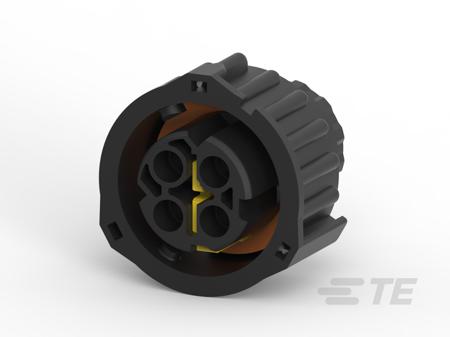 1-1813099-1 TE Connectivity, 18130 Female 4 Way Housing for use with Connector