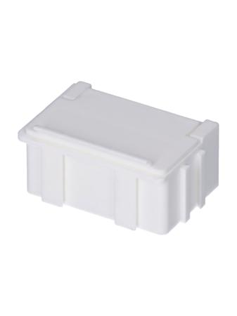 8150015 Licefa 1 Cell White SB Compartment Box, 21mm x 42.4mm x 29.4mm