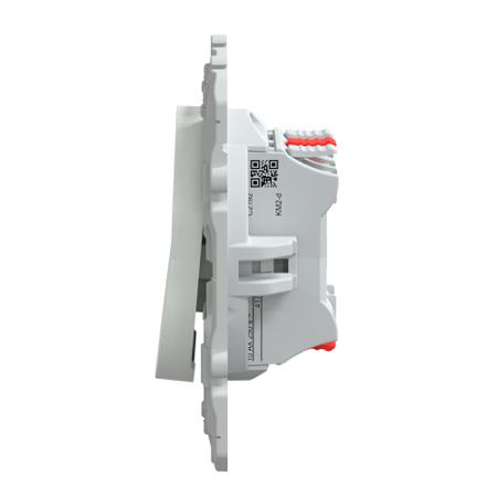 S320285 Schneider Electric White, 2 Way, 1 Gang, Ovalis C Series