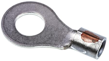 323683 TE Connectivity STRATO-THERM Series Uninsulated Crimp Ring Terminal, M6 Stud Size, 2.6mm² to 6.6mm², 12AWG to 10AWG