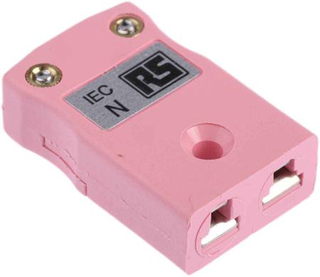 455-9821 RS PRO Miniature Thermocouple Connector for Use with Type N Thermocouple, 4mm Probe, IEC, RoHS Compliant Standard