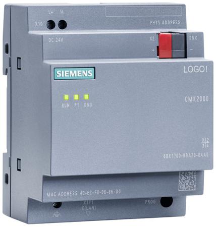 6BK1700-0BA20-0AA0 Siemens LOGO! Series Communication Module for Use with LOGO! 8, LOGO! 8.2, 24 V dc Supply, Digital Output, 2-Input,