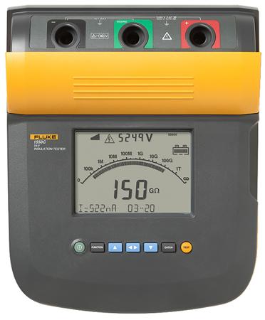 FLUKE-1550C Fluke 1550C, Insulation Tester 5000V 1TΩ CAT III 1000 V, CAT IV 600 V