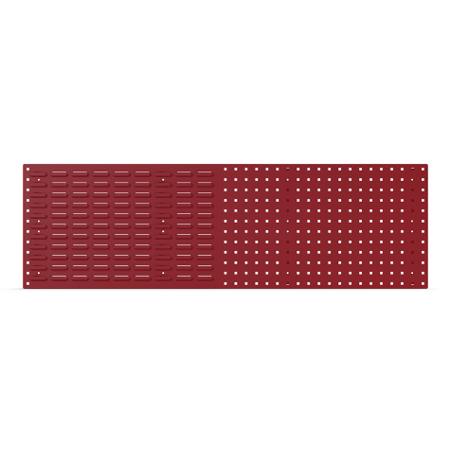 14025156-24 Bott Steel Louvre Panel Storage Unit, 19mm x 1486mm x 457mm, Red