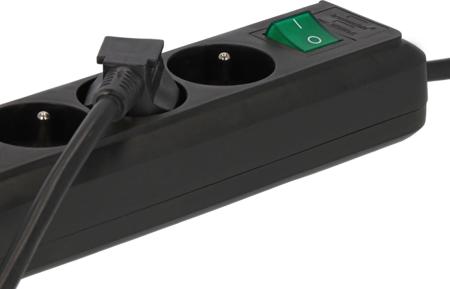 1159301018 brennenstuhl 3m 8 Socket 2P+T Extension Lead, 230 V, IP20