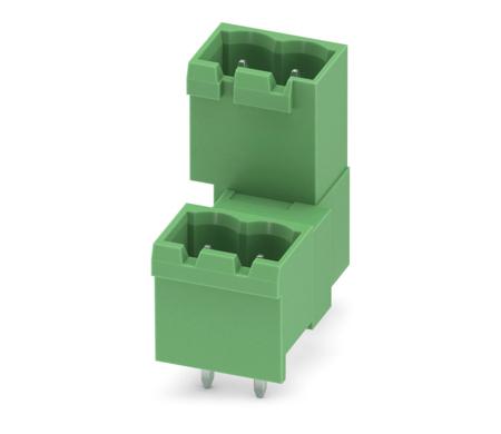 1845785 Phoenix Contact, 5.0mm Pitch, MDSTBVA 2.5/ 2-G, 2 Way, Pluggable Terminal Block, Header, Solder Termination,