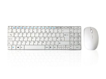 KYB-MINIMUSX-RFW Ceratech  Wireless RF Compact Keyboard, QWERTY (UK), White