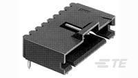 1-103635-5 TE Connectivity 1-1036 Series Right Angled Through Hole Header, 16 Contact(s), 1 Row(s), Unshrouded