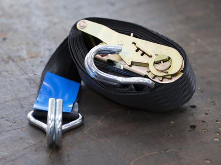 729-3114 RS Pro 4m Clawhook Ratchet Strap, 45mm Wide, 1200kg Breaking Strain