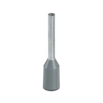 3203299 Phoenix Contact Insulated Ferrule, 10mm Pin Length, 1.3mm Pin Diameter, Grey