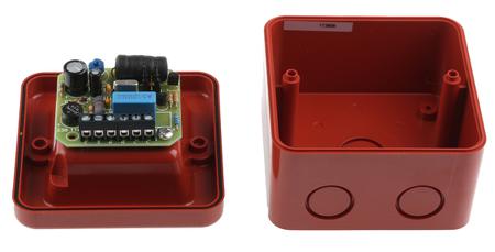 SONF1AC230R e2s -  - Sonora Red 10 Tone Electronic Sounder, 230 V ac, 100dB at 1 Metre