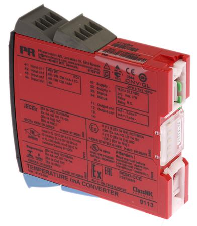 9113BA 1 Channel Temperature barrier with Analogue Output, 250 V ac max