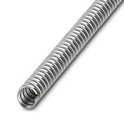 3240863 Phoenix Contact 10m Silver Cable Cover in Stainless Steel, 14mm Inside dia.