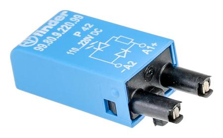 99-80-9-220-99 Finder 99 Series[Blank] 230V dc Plug In Interface Relay Module