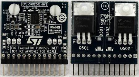 EVL-SRK2001-HVS STMicroelectronics Evaluation Board for SRK2001 Adaptive Synchronous Recti Fication Controller Resonant Converter for