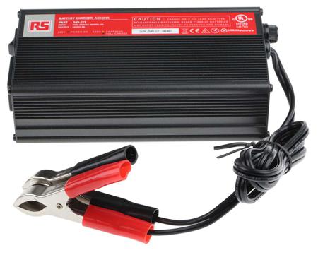 549-271 RS PRO Battery Charger For Lead Acid 2 Cell 24V 4A with Schuko Plug, UK plug