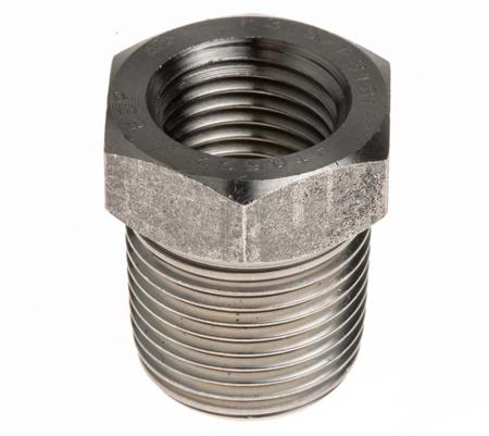 826-7078 RS Pro Stainless Steel Hexagon Straight Bush 3/8in R(T) Male x 1/4in Rc(T) Female 0.67in