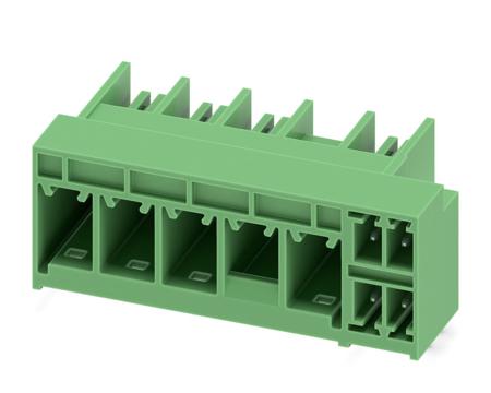 1054545 Phoenix Contact, 7.62mm Pitch, PCH 6, 8 Way, , Pluggable Terminal Block, Hybrid Header,