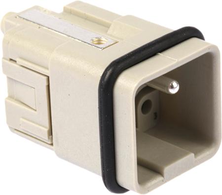 09120053001 HARTING Heavy Duty Power Connector Insert, 16A, Male, Han Q Series, 5 Contacts