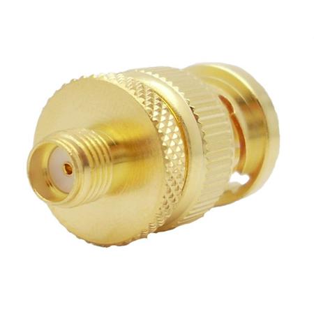 242103 Amphenol RF Plug Cable Mount BNC Connector, 50Ω, Straight Body