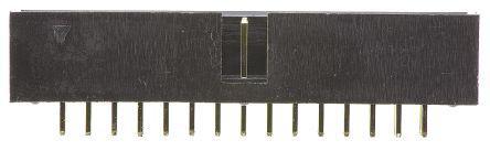 T821130A1S100CEU Amphenol T821, 2.54mm Pitch, 30 Way, 2 Row, Straight PCB Header, Through Hole