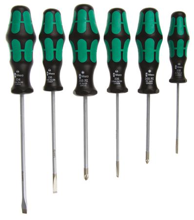 05105656001 Wera Engineers Pozidriv' Slotted Screwdriver Set, 6-Piece