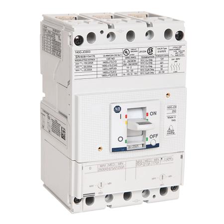140G-J2X3 Allen Bradley, 140G MCCB 3P 250A, Module Frame Mount