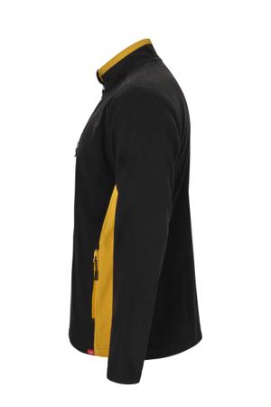 201504_00-17_XL Velilla 201504 Black/Yellow, Fleece Lined Fleece Jacket, XL
